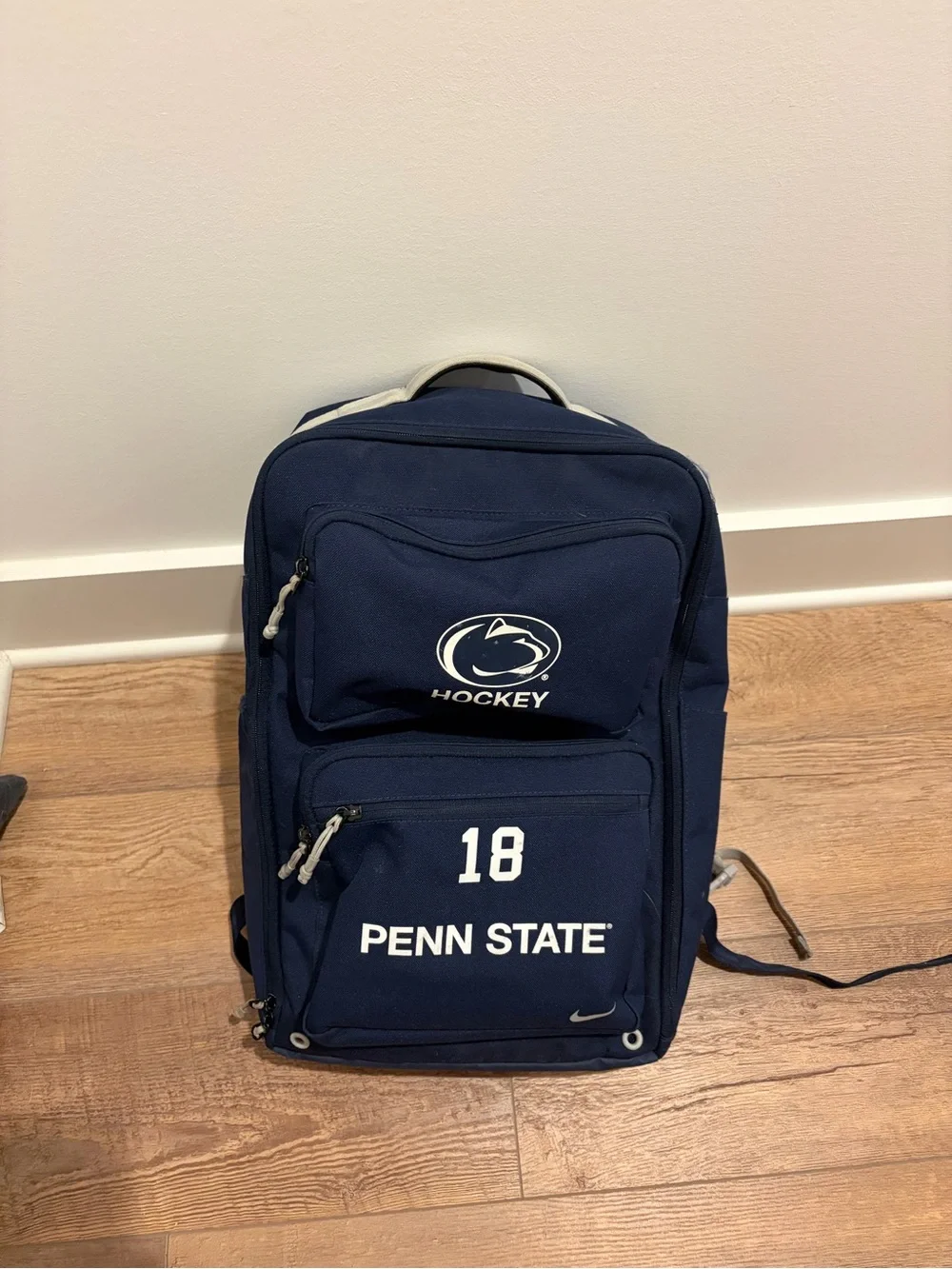 Penn State Navy Blue Hockey Backpack by Nike
